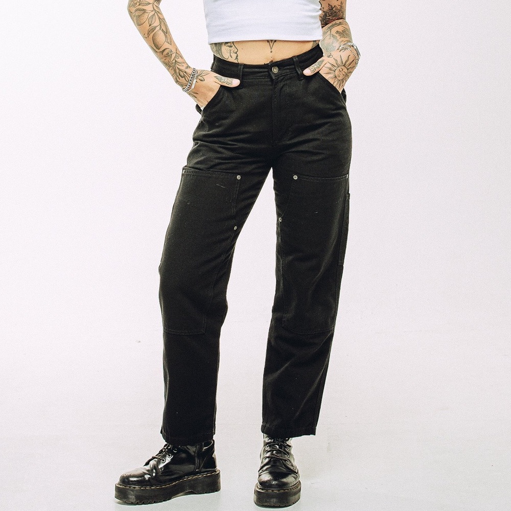 P and co ALBION CARPENTER PANT - BLACK size 4 p&co